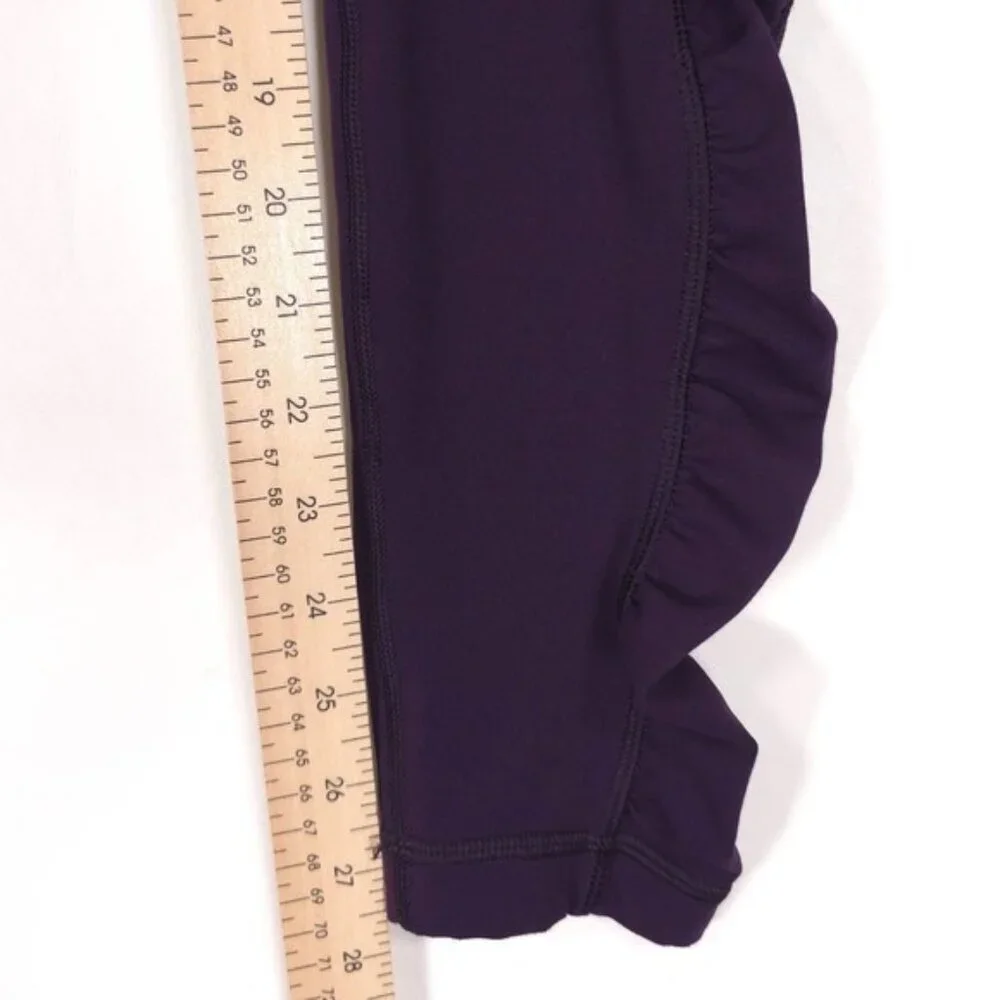 Lululemon Women's Size 8 Deep Zinfandel‎ Speed Tight Brushed Interlock Leggings